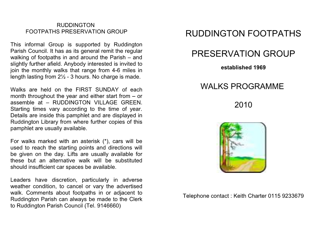 Footpaths Preservation Group