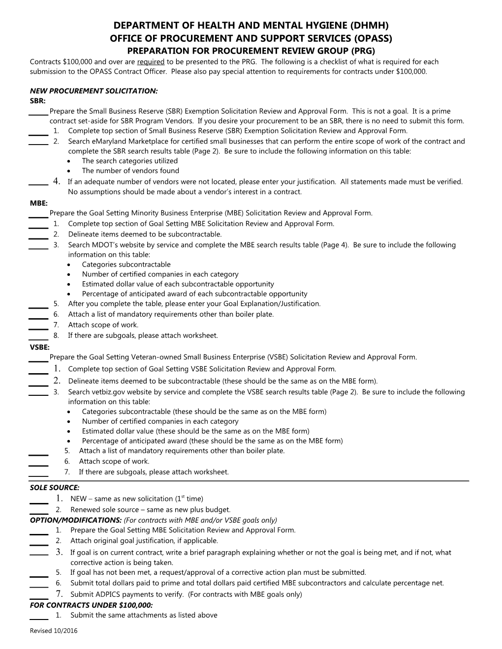 MBE Goal Setting Form