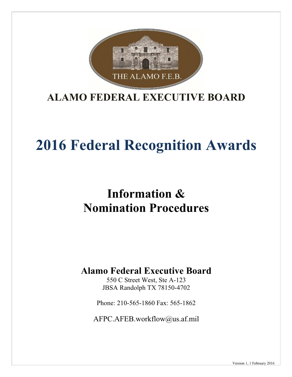 Alamo Federal Executive Board