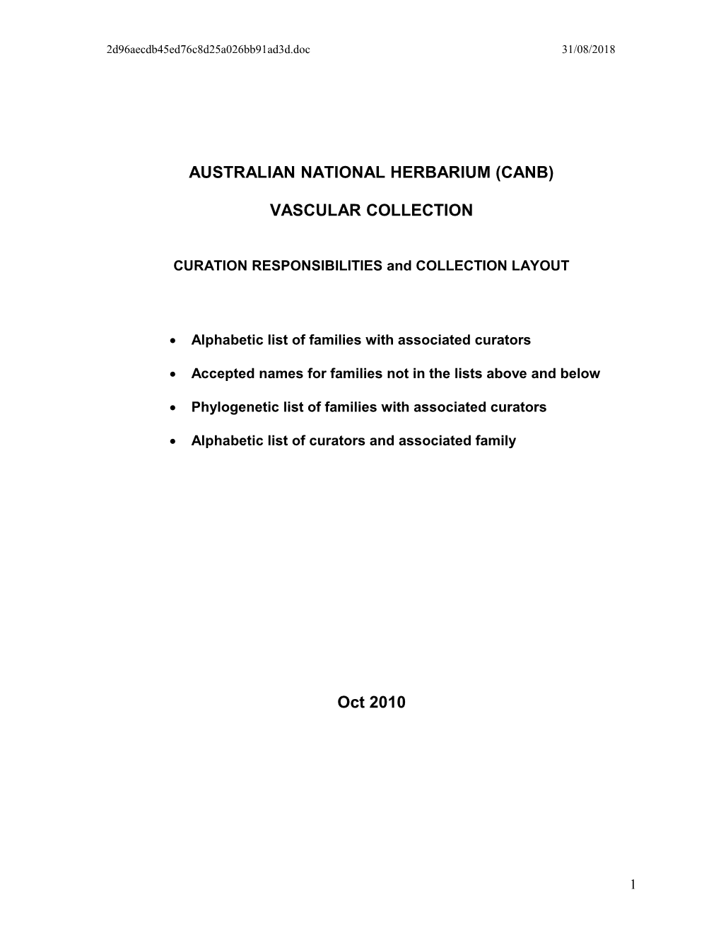 Australian National Herbarium