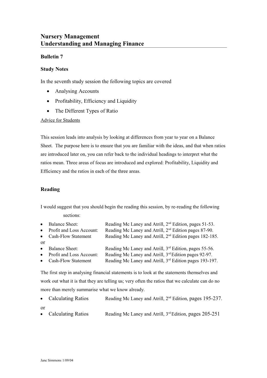 Understanding & Managing Finance