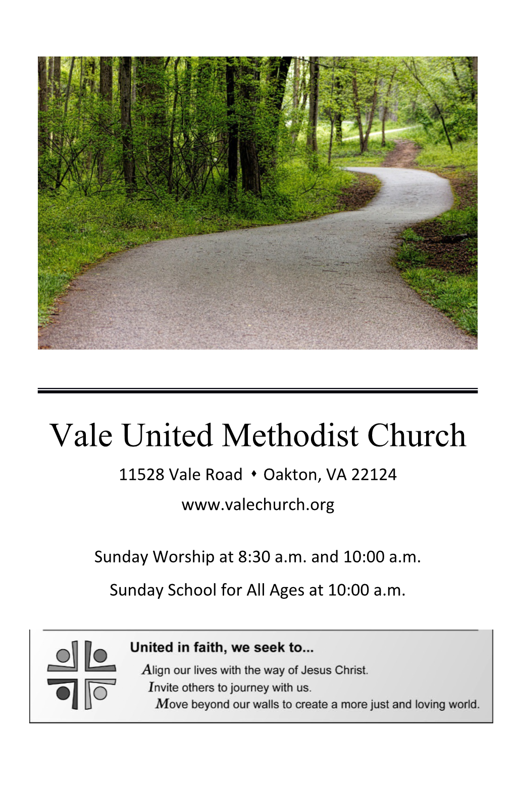 Bulletin Template for 10:00 Summer Communion Service