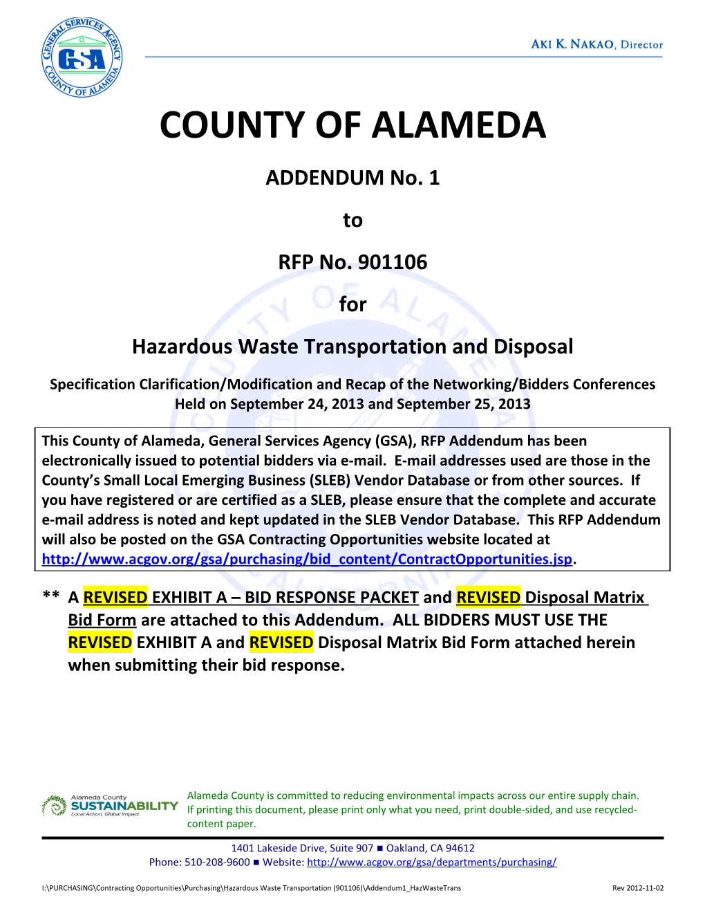 901106 Addendum1 Haz Waste Trans