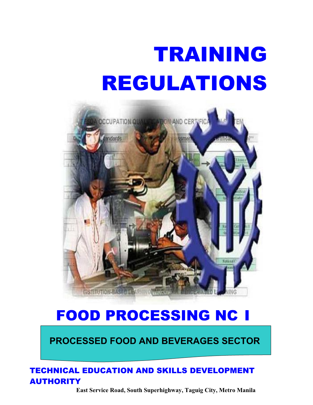 Training Regulations For s1