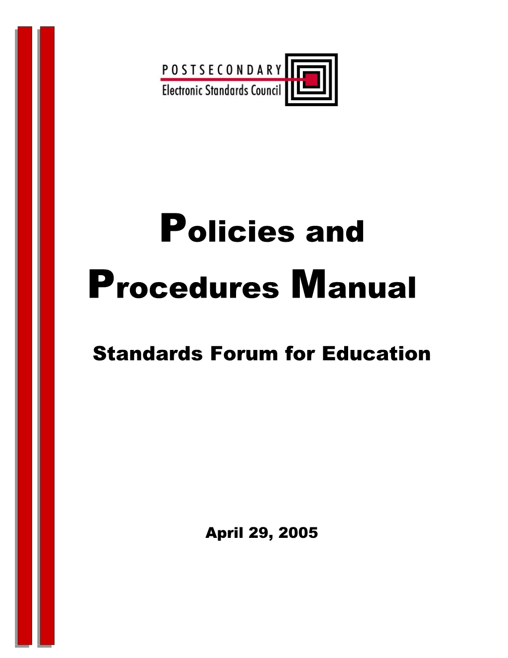 Policies and Procedures Manual s2