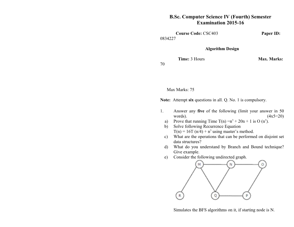 BBA Iind SEMESTER EXAMINATION 2008-09 s4