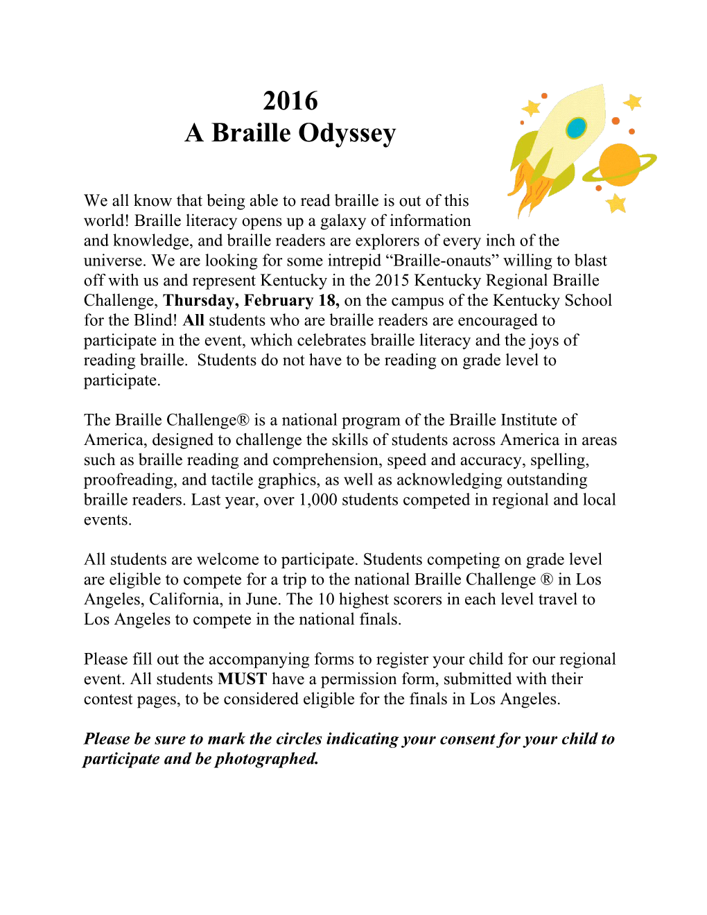 A Braille Odyssey