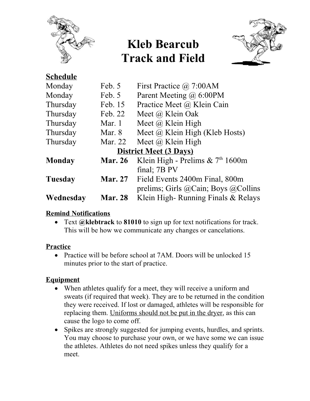 2003 Boys Track and Field