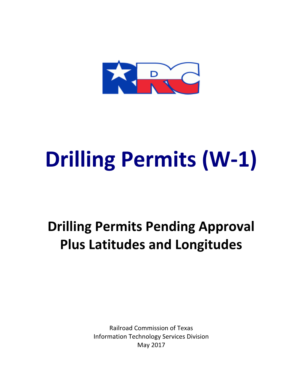 Drilling Permits Pending Approval Plus Latitudes and Longitudes