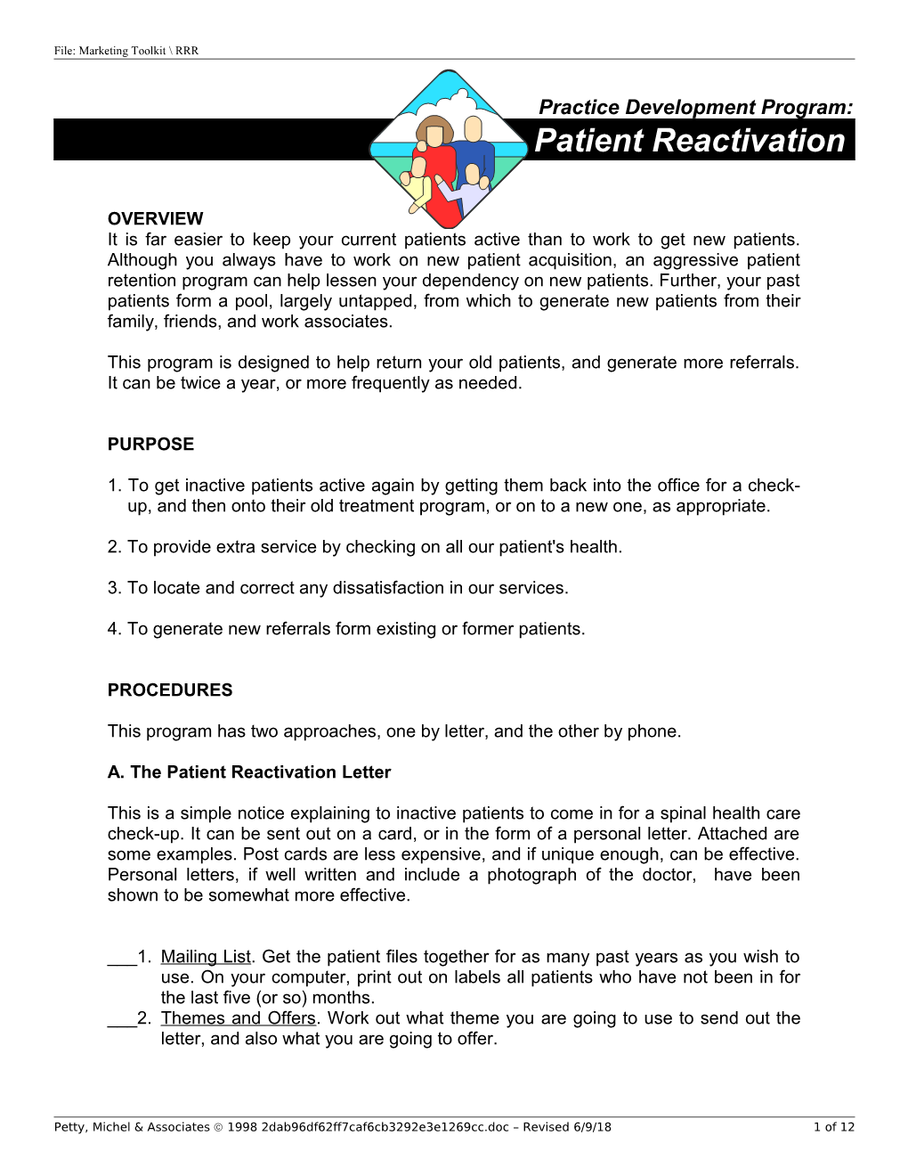 Patient Reactivation Program