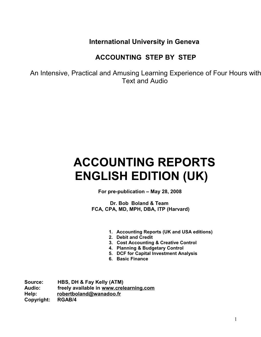 Accounting Step by Step
