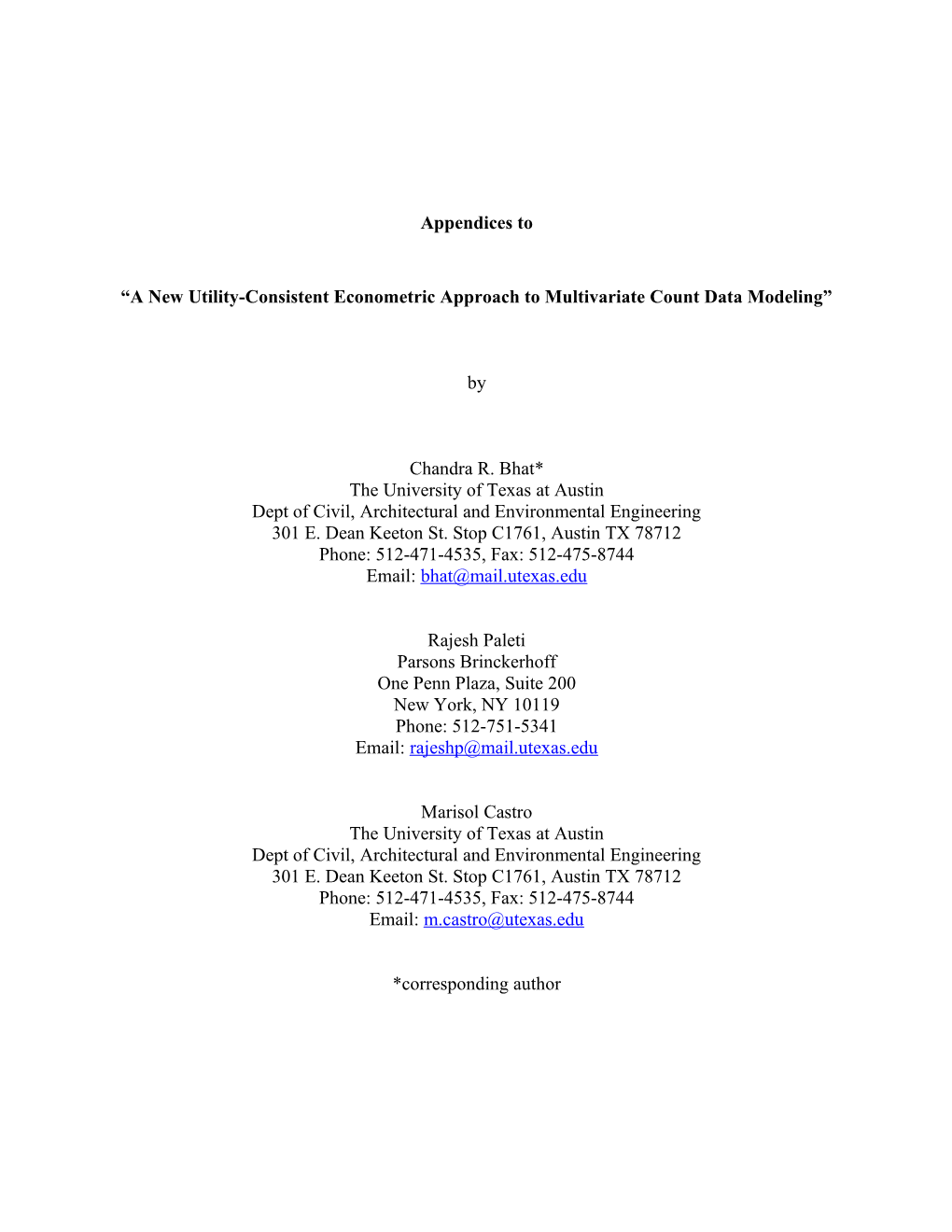 A New Utility-Consistent Econometric Approach to Multivariate Count Data Modeling