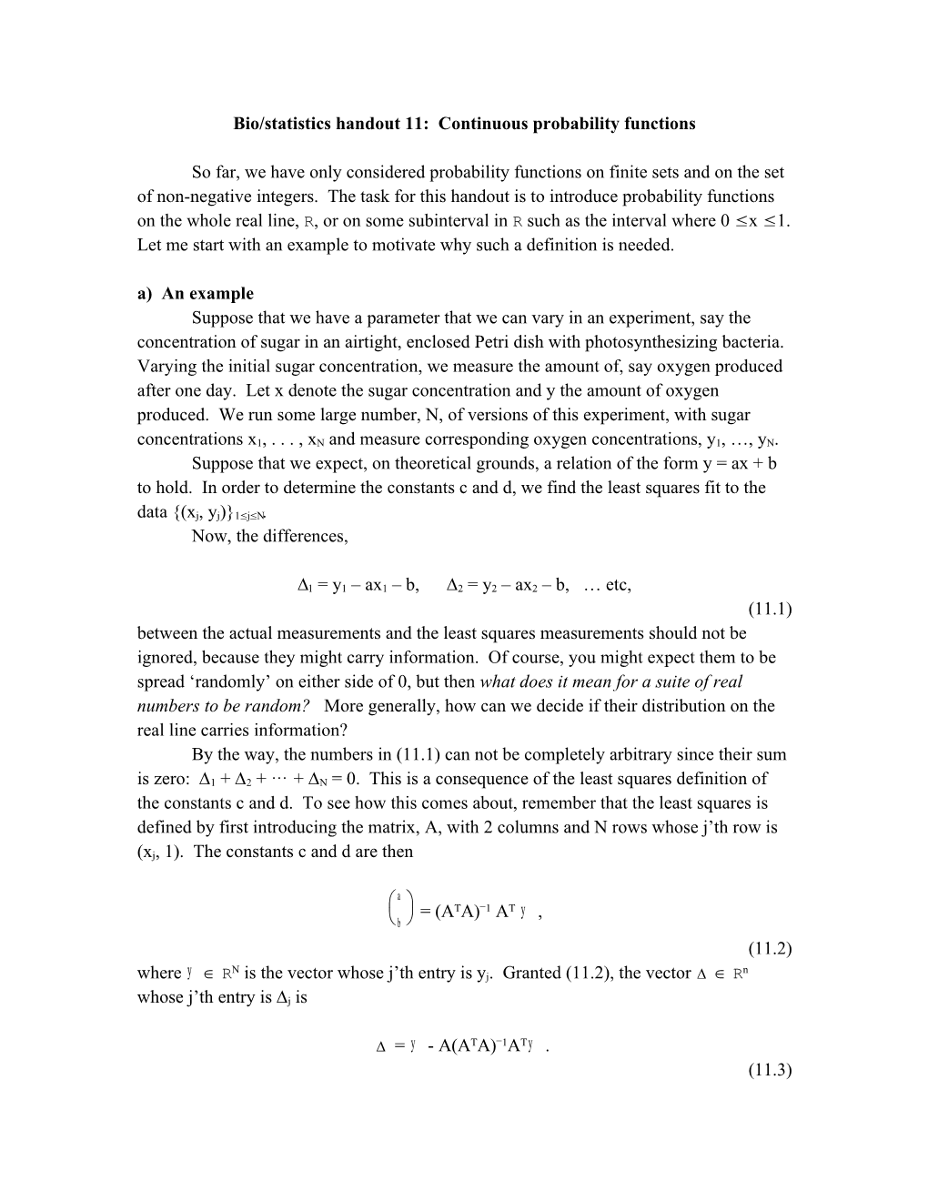 Bio/Statistics Handout 11: Binomial and Poisson Applications