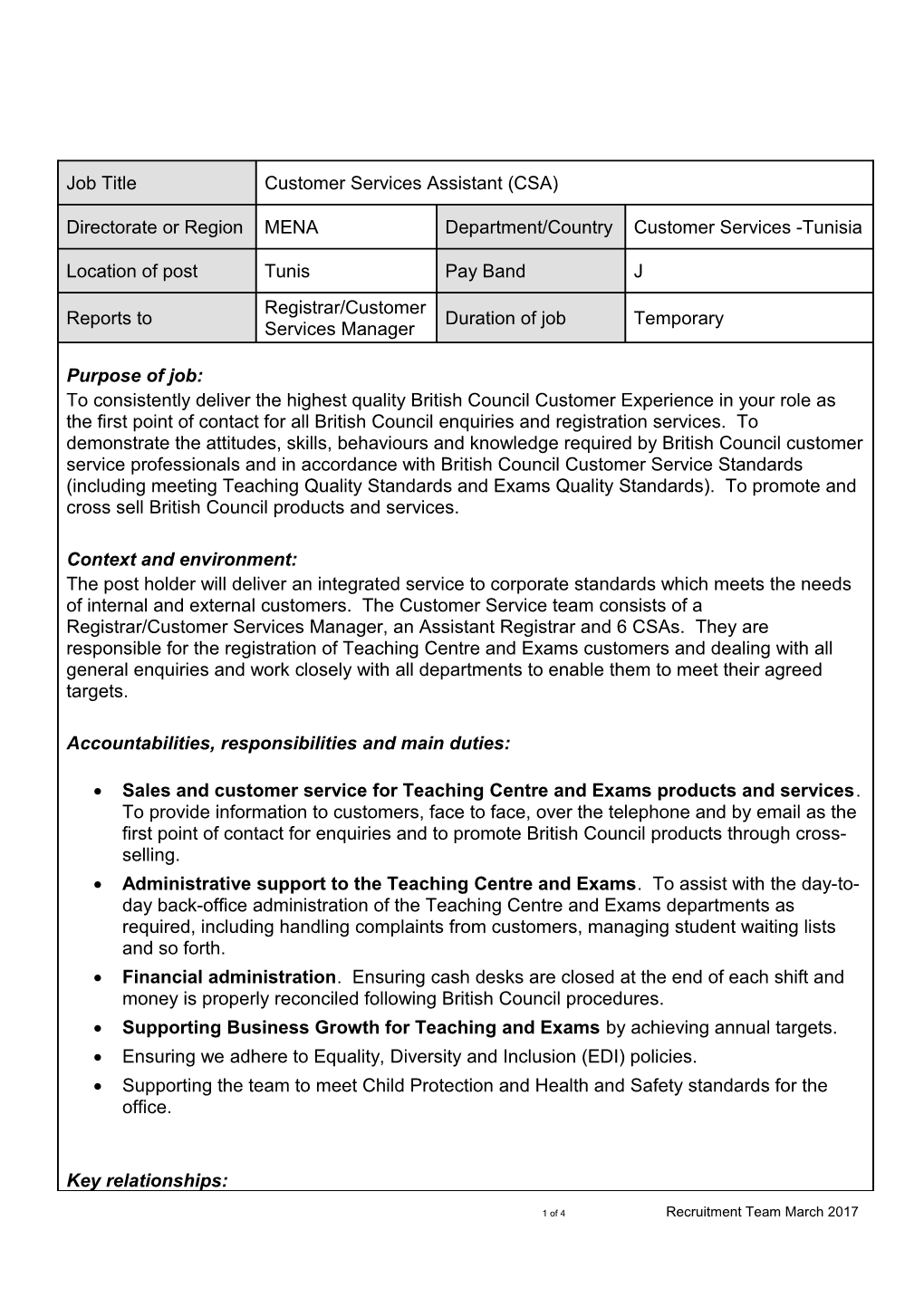 Supporting Business Growth for Teaching and Exams by Achieving Annual Targets