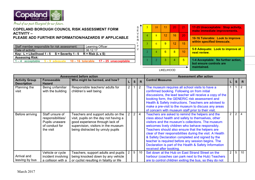 Risk Assessment Form s4