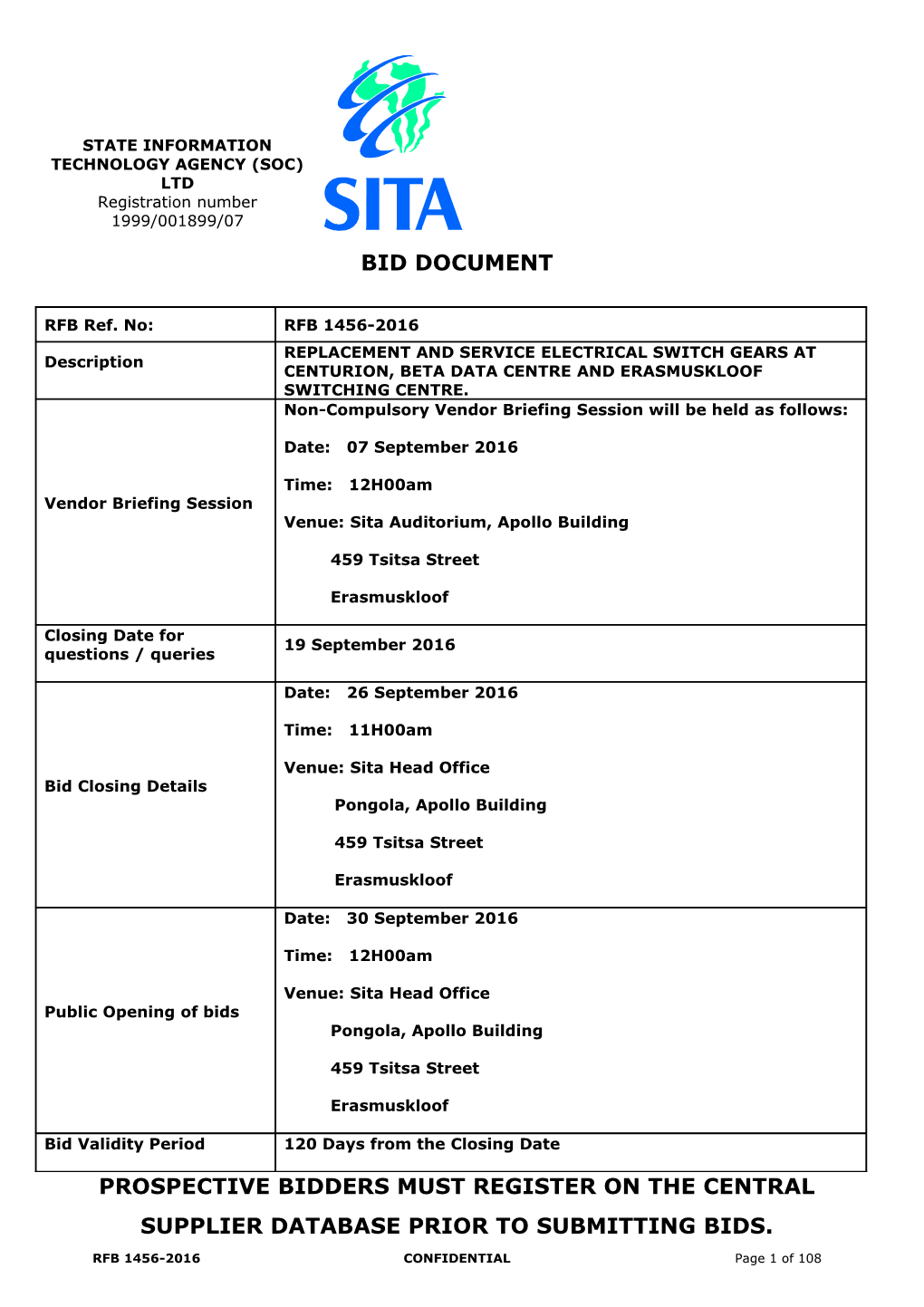 State Information Technology Agency (Soc) Ltd s1