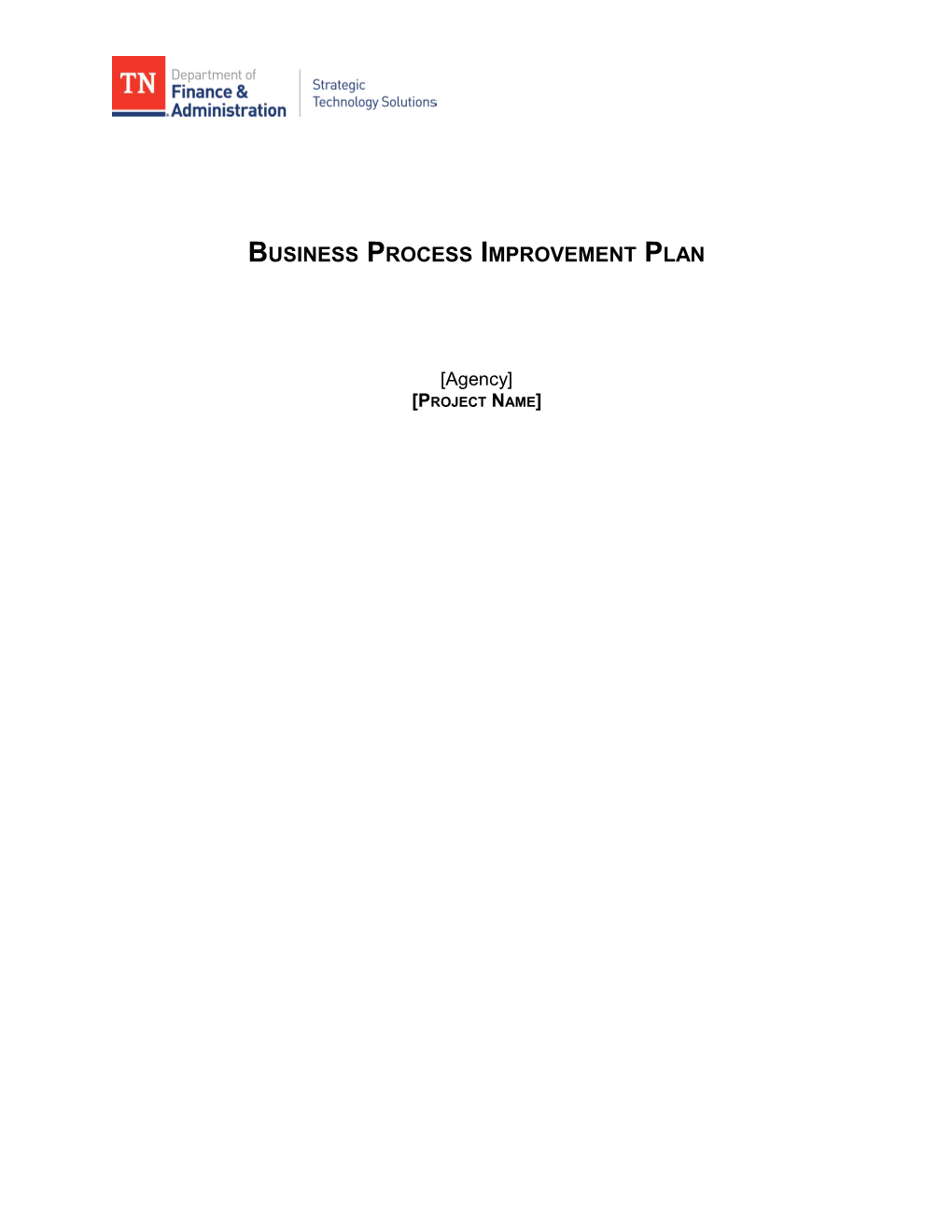 Business Process Improvement Plan
