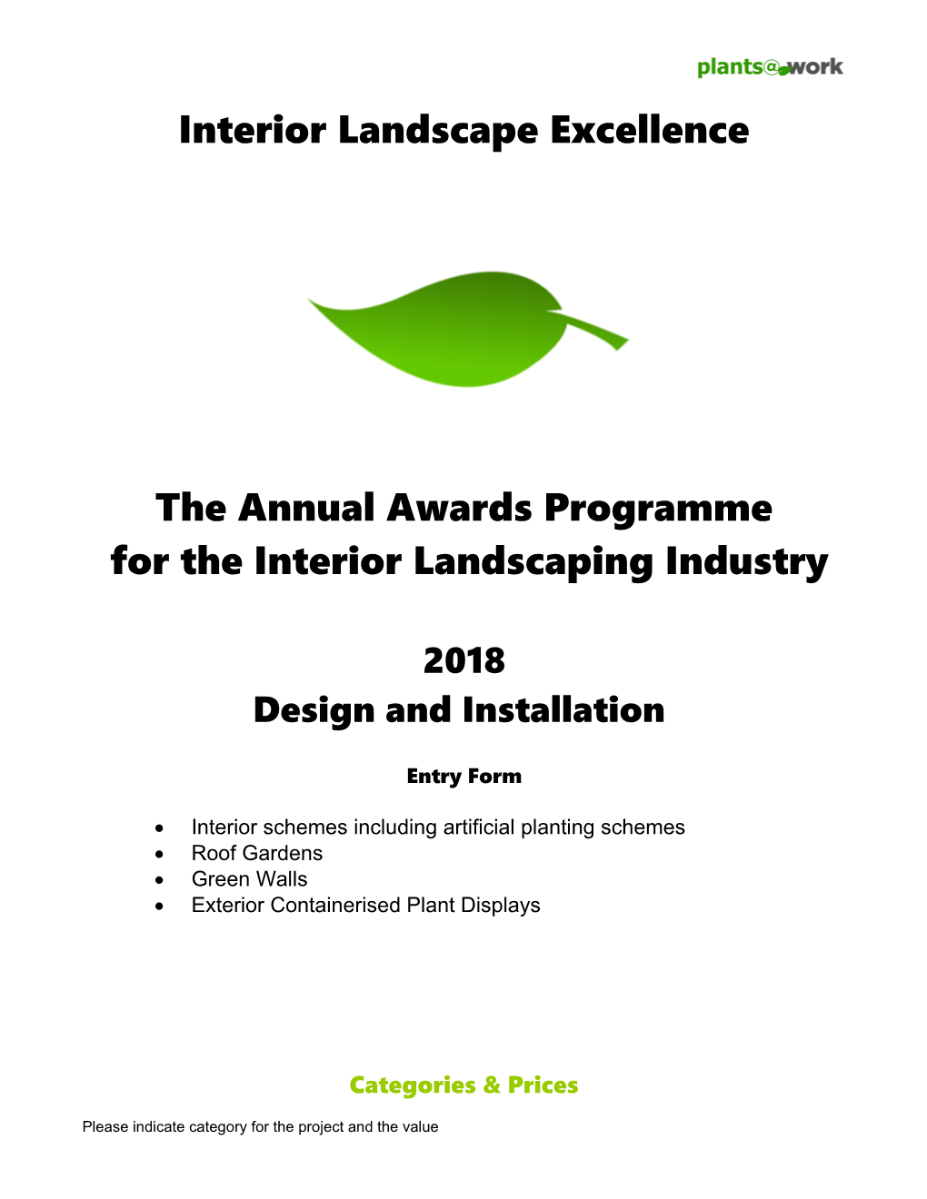Awards for Interior
