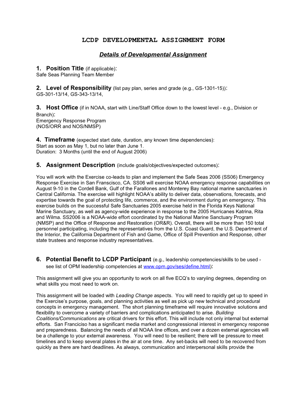 Details of Developmental Assignment s1