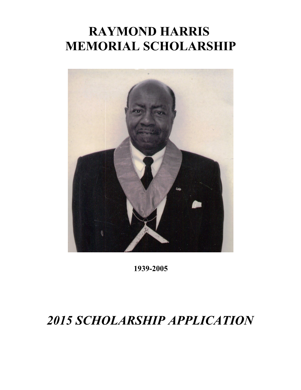 Memorial Scholarship