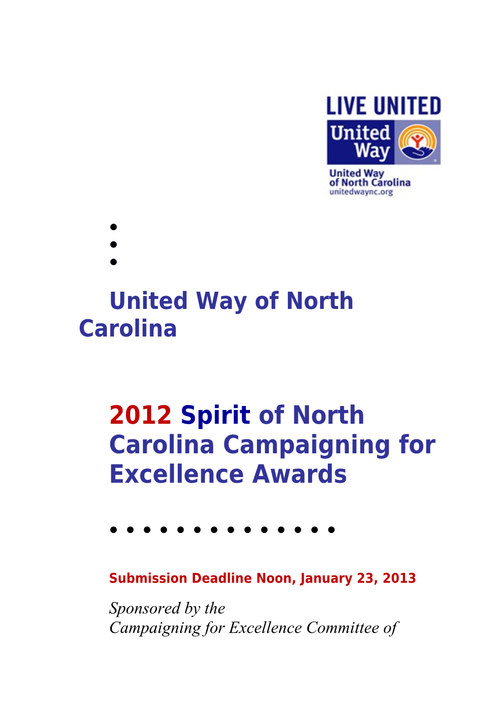 United Way of North Carolina