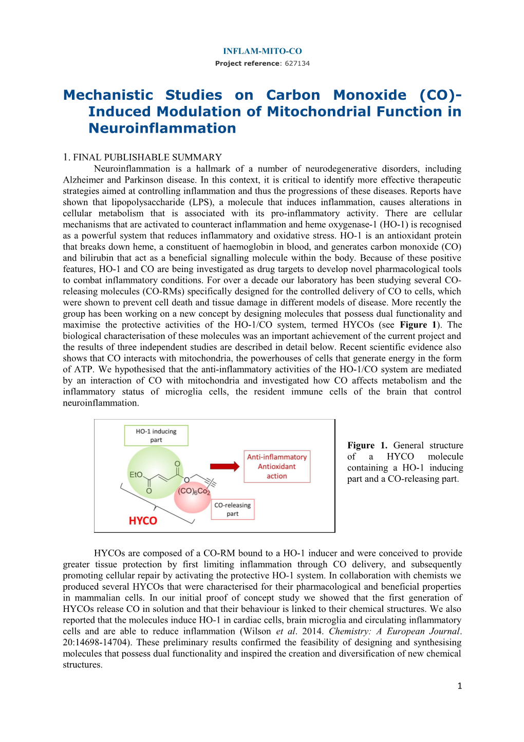 Mechanistic Studies on Carbon Monoxide (CO)-Induced Modulation of Mitochondrial Function