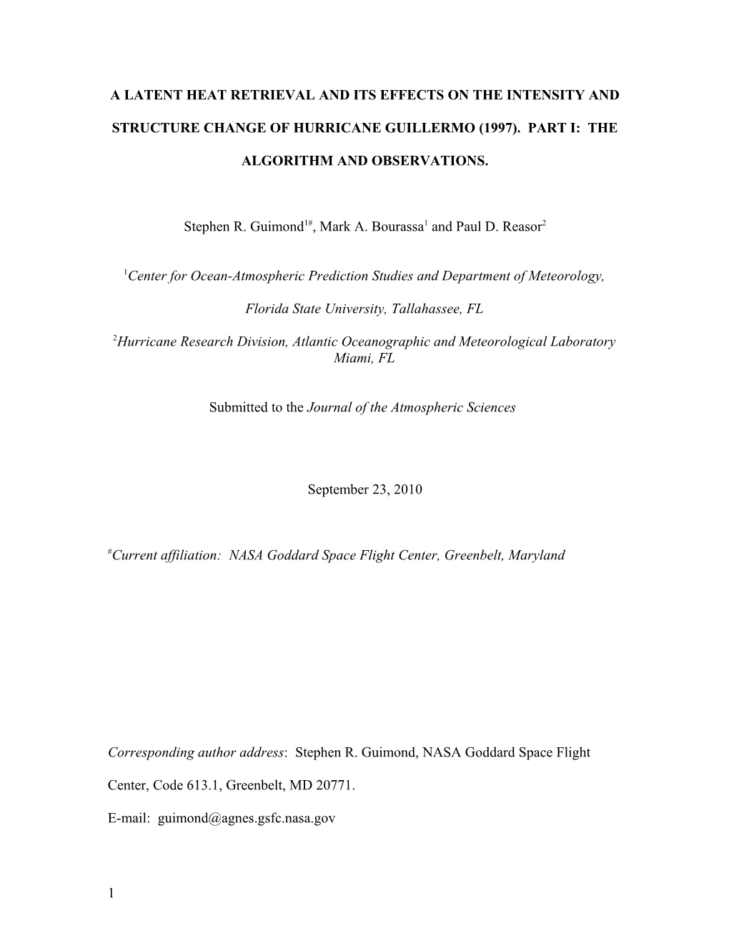 A Latent Heat Retrieval and Its Effects on the Intensity and Structure Change of Hurricane