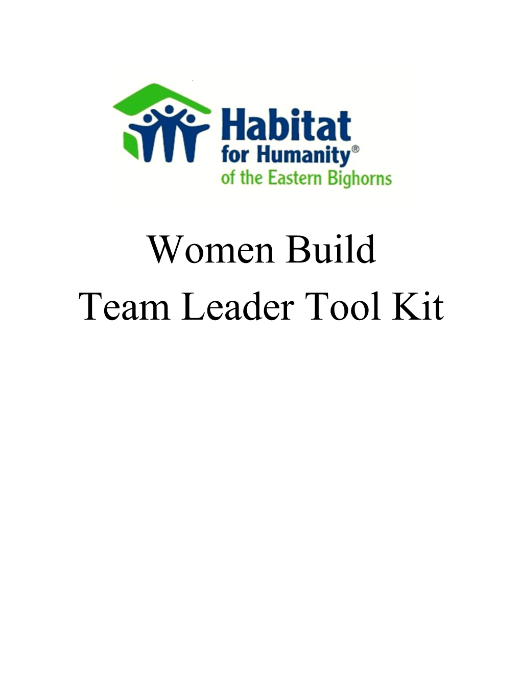 Team Leader Tool Kit