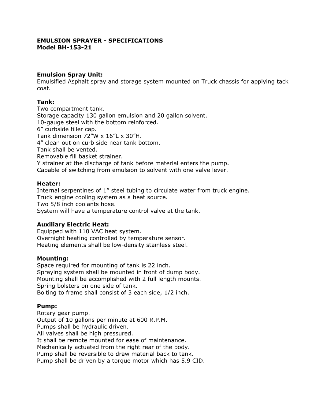 Truck Mounted Loader - Specifications s2