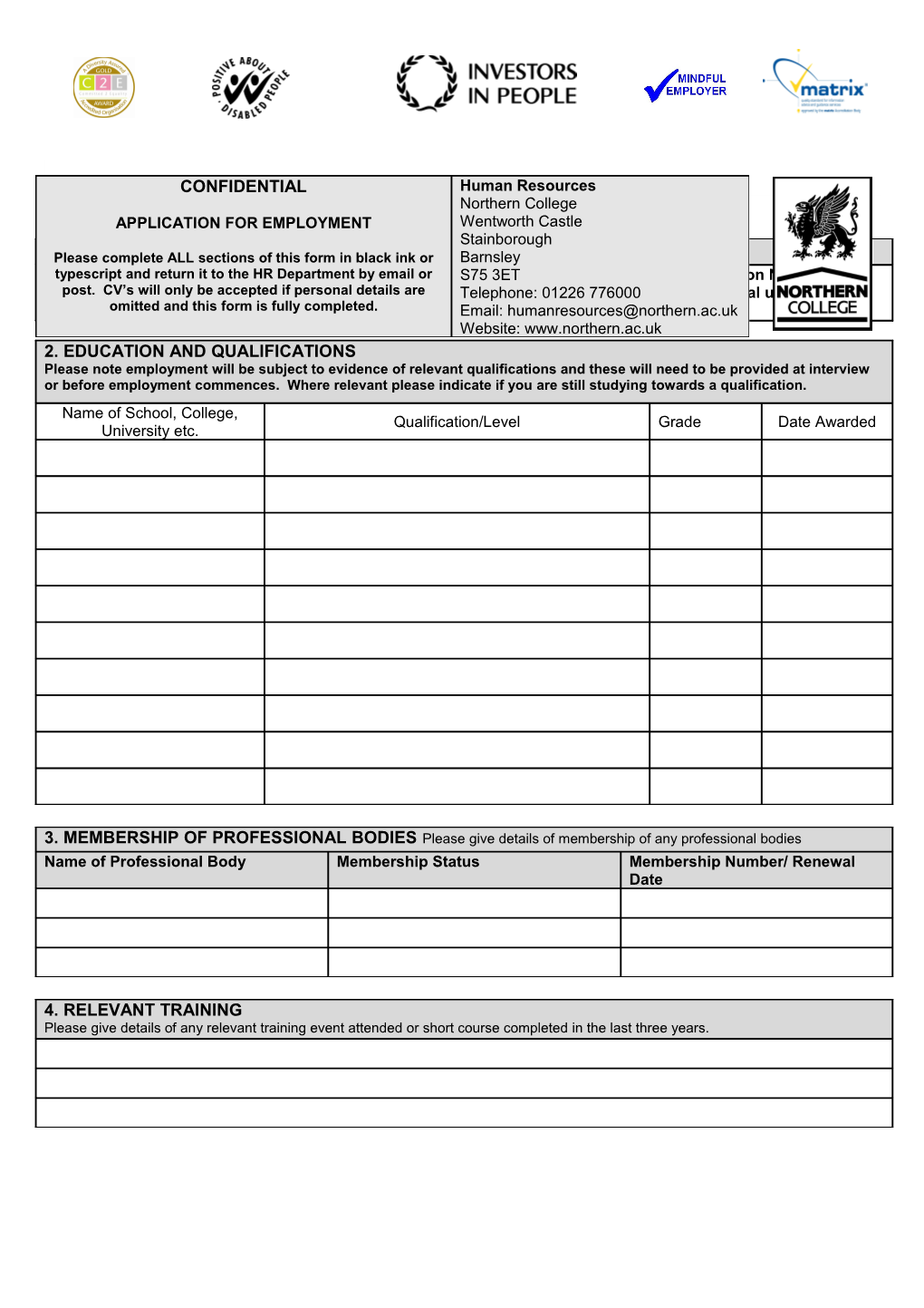 Equal Opportunities Monitoring Form s4