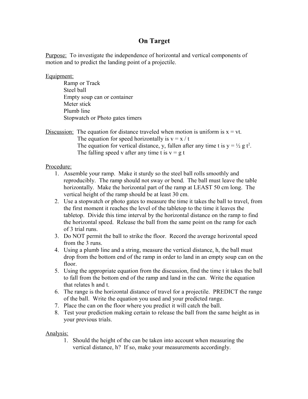 Lab Chapter 7: Bull S Eye