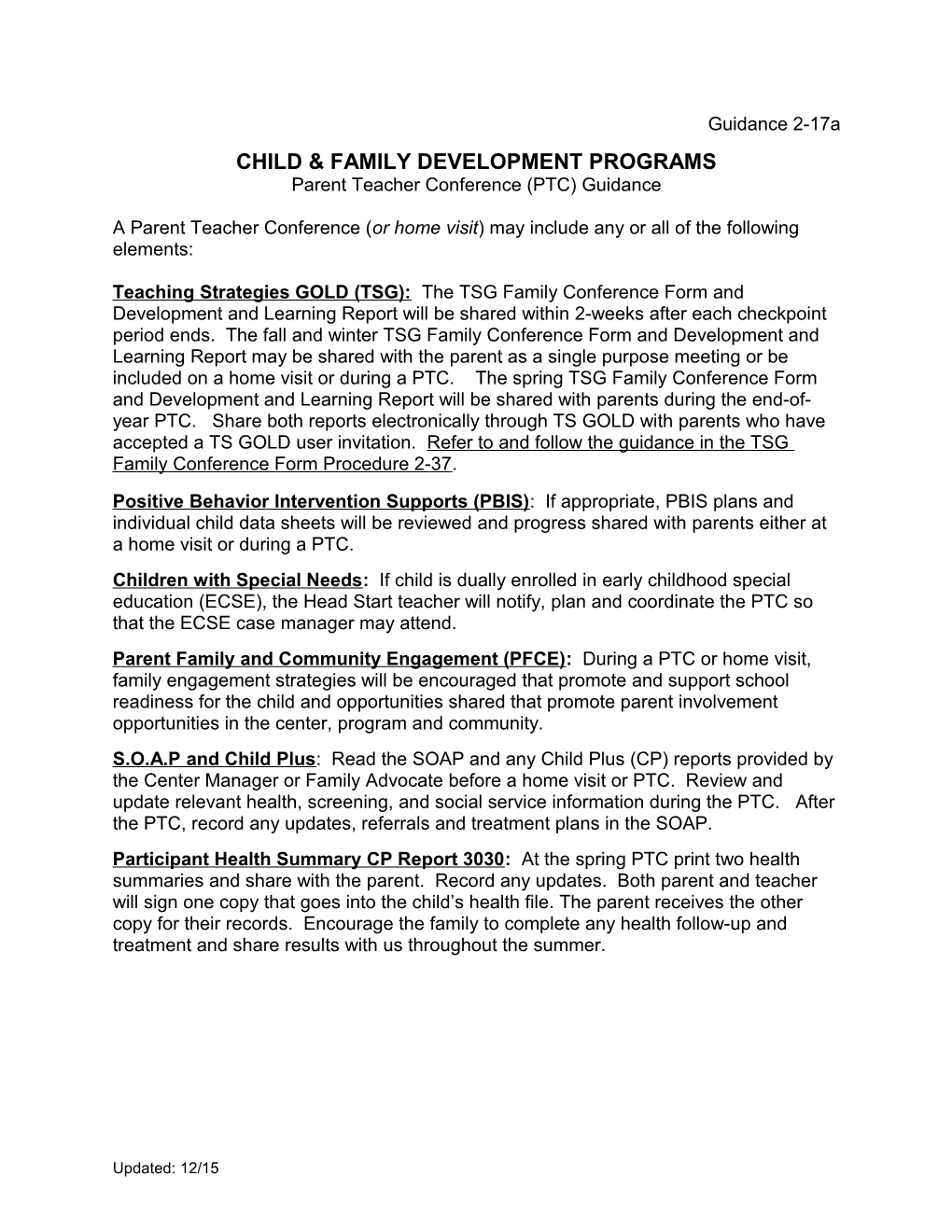 Child & Family Development Programs s2
