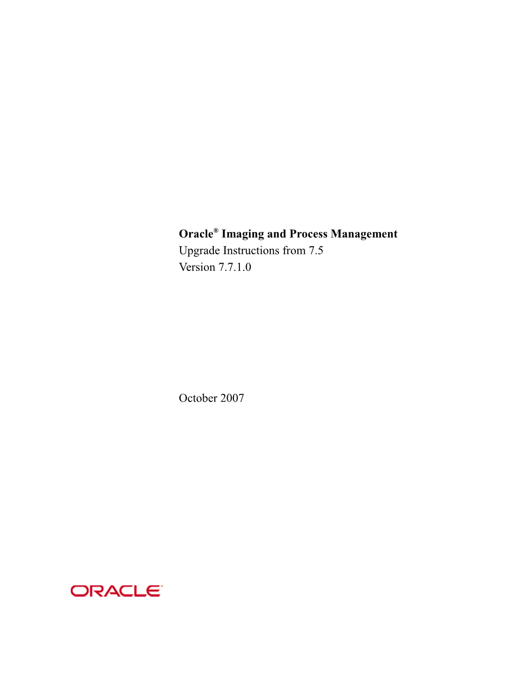 Oracle Imaging and Process Management s1