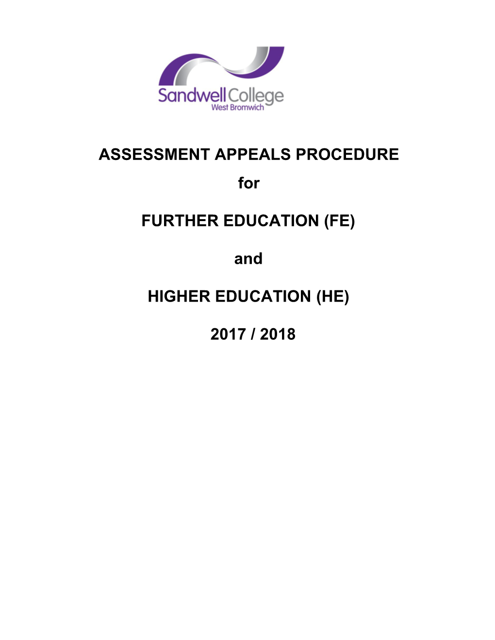 Assessment Appealsprocedure