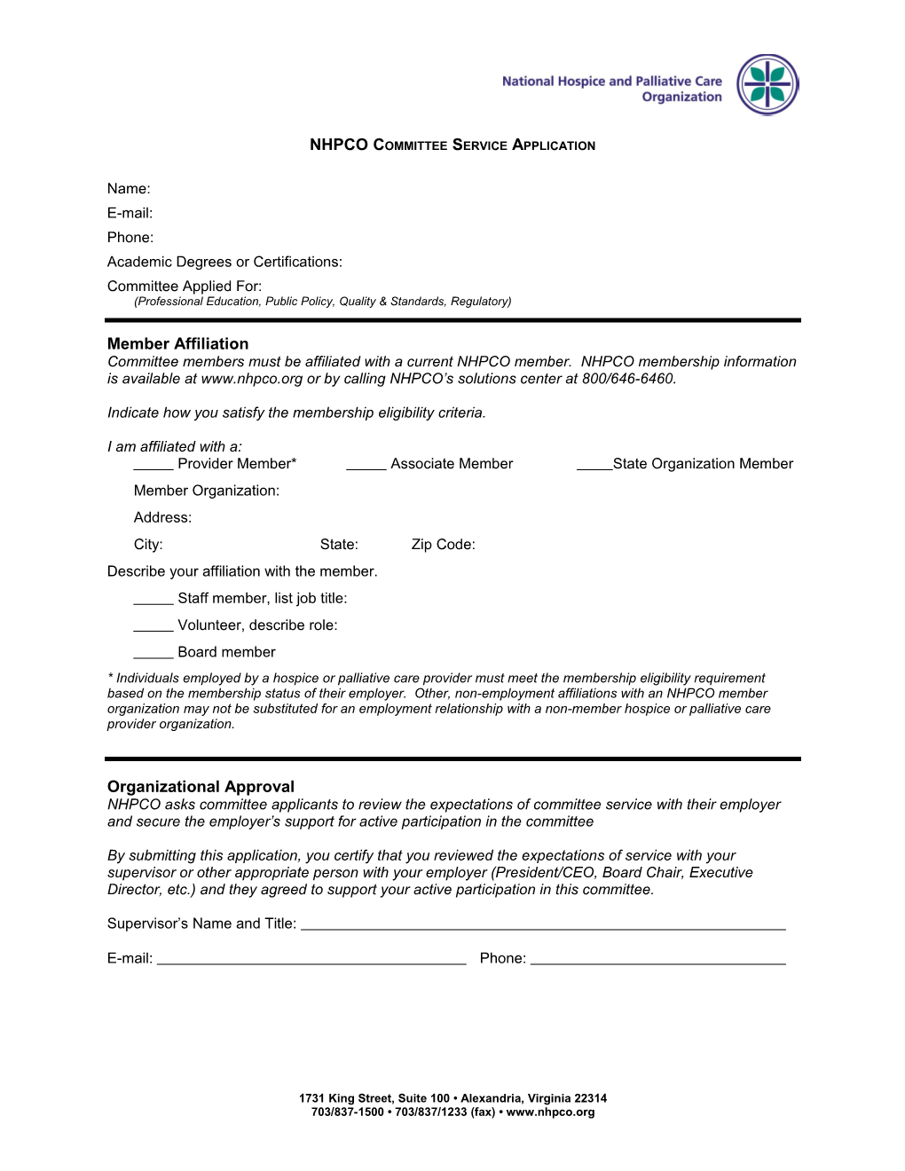 Ethics Application Form