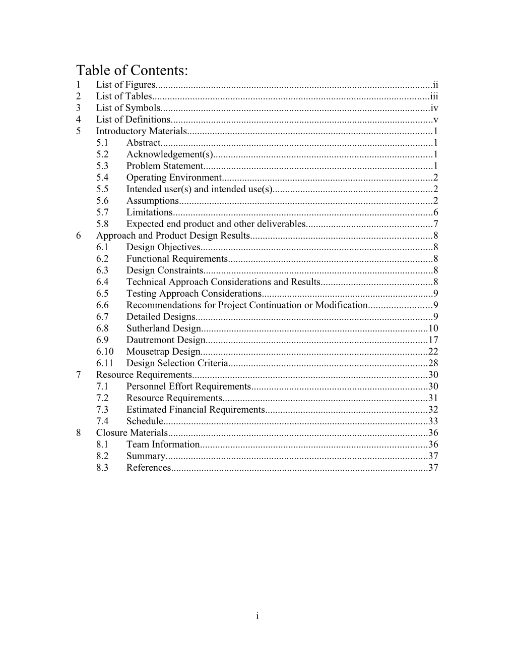 Table of Contents s403