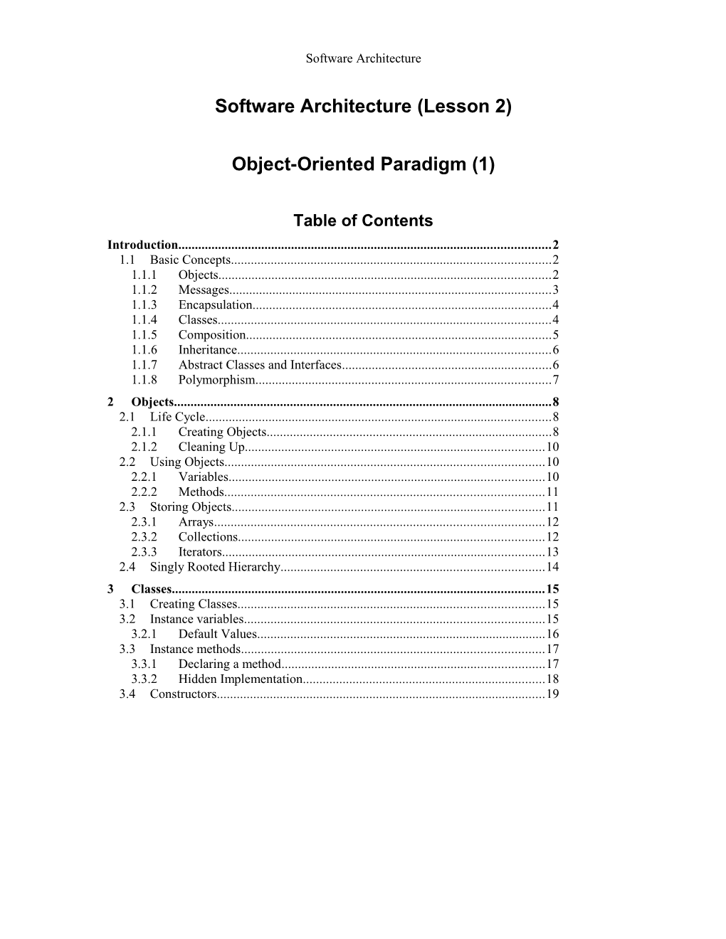 Lecture 4: Functional Programming Paradigm