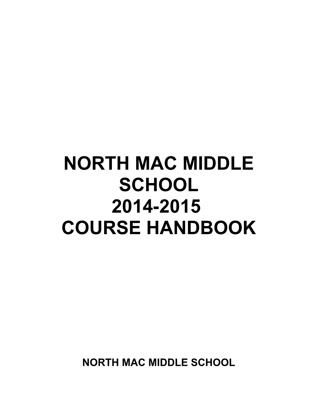 North Mac Middle School