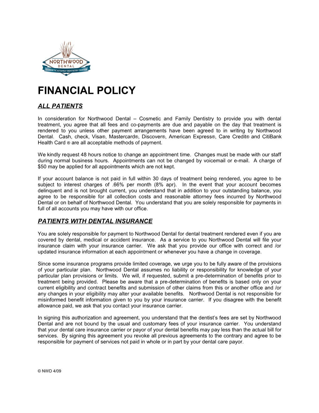 Financial Policy s1