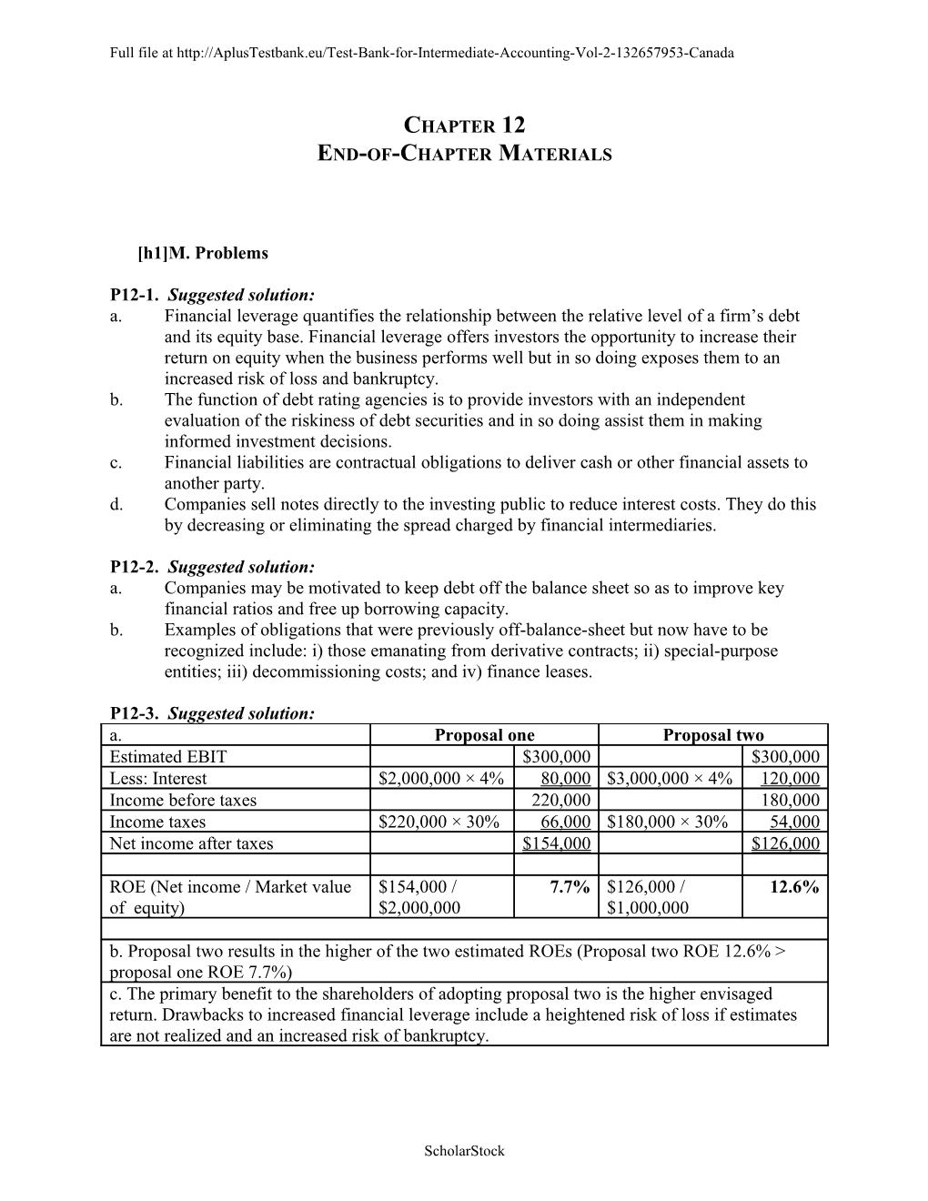 End-Of-Chapter Materials