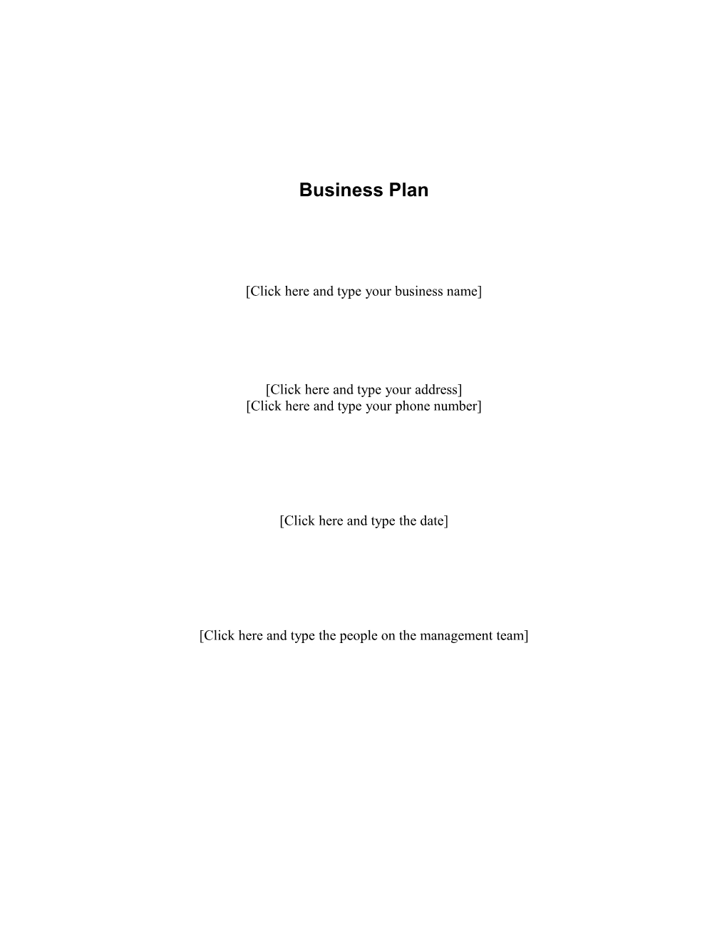Business Plan Template s4