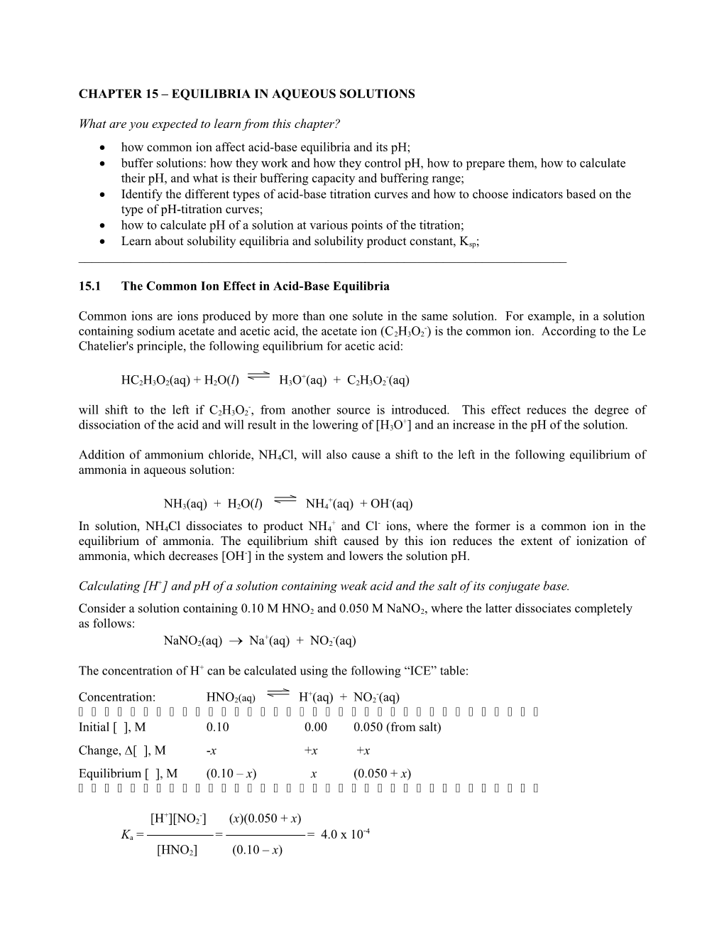 Chapter 16 - More About Equilibria