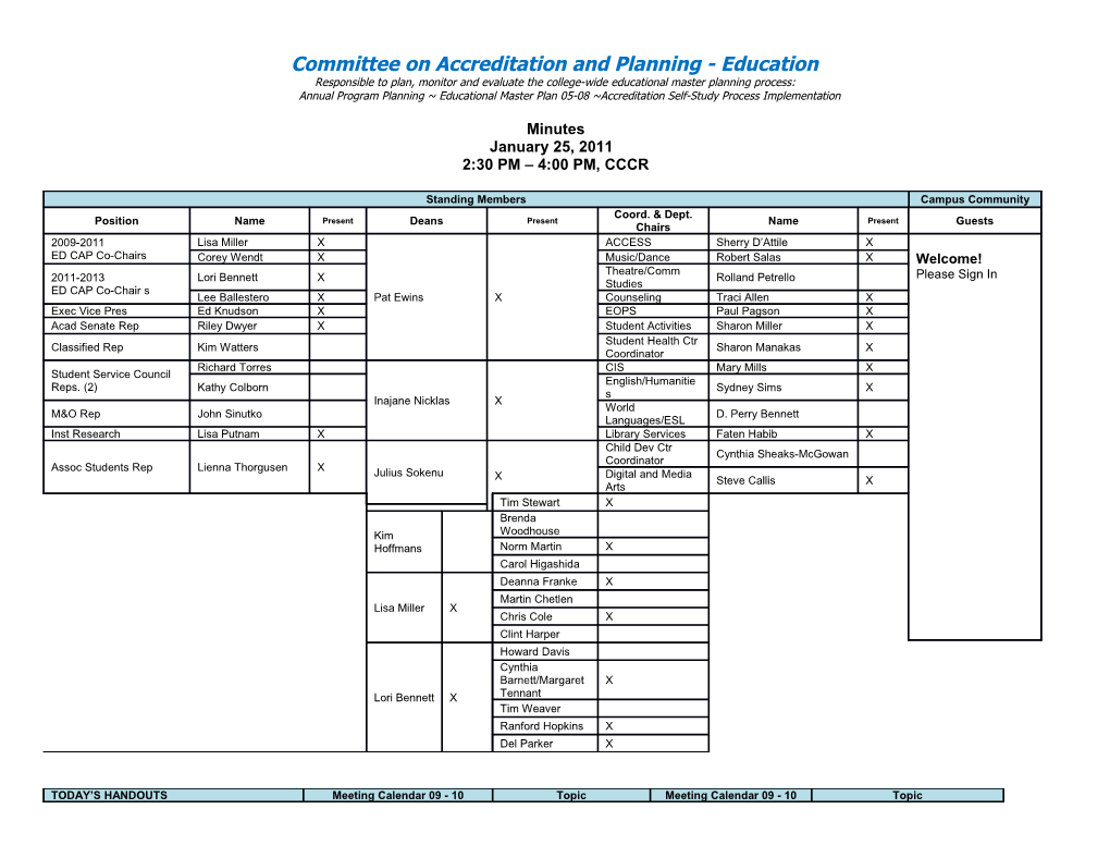 Committee on Accreditation and Planning - Education s1