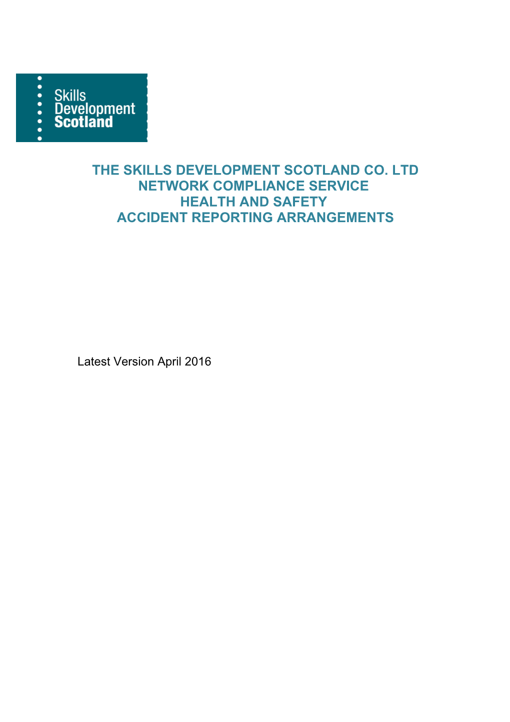 The Skills Development Scotland Co. Ltd