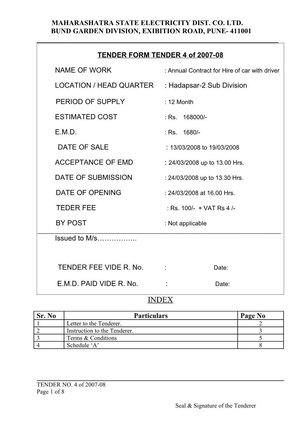 Maharashatra State Electricity Dist. Co. Ltd