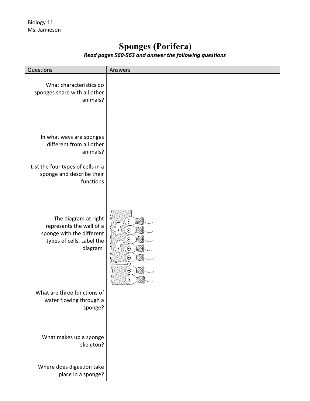 Read Pages 560-563 and Answer the Following Questions