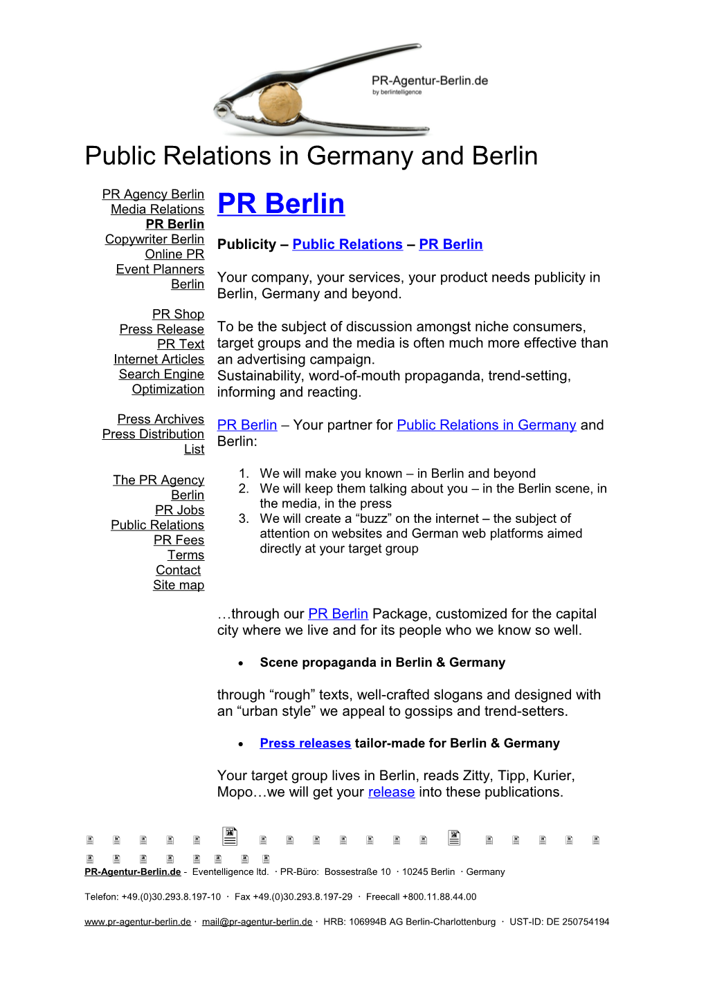 Public Relations in Germany and Berlin