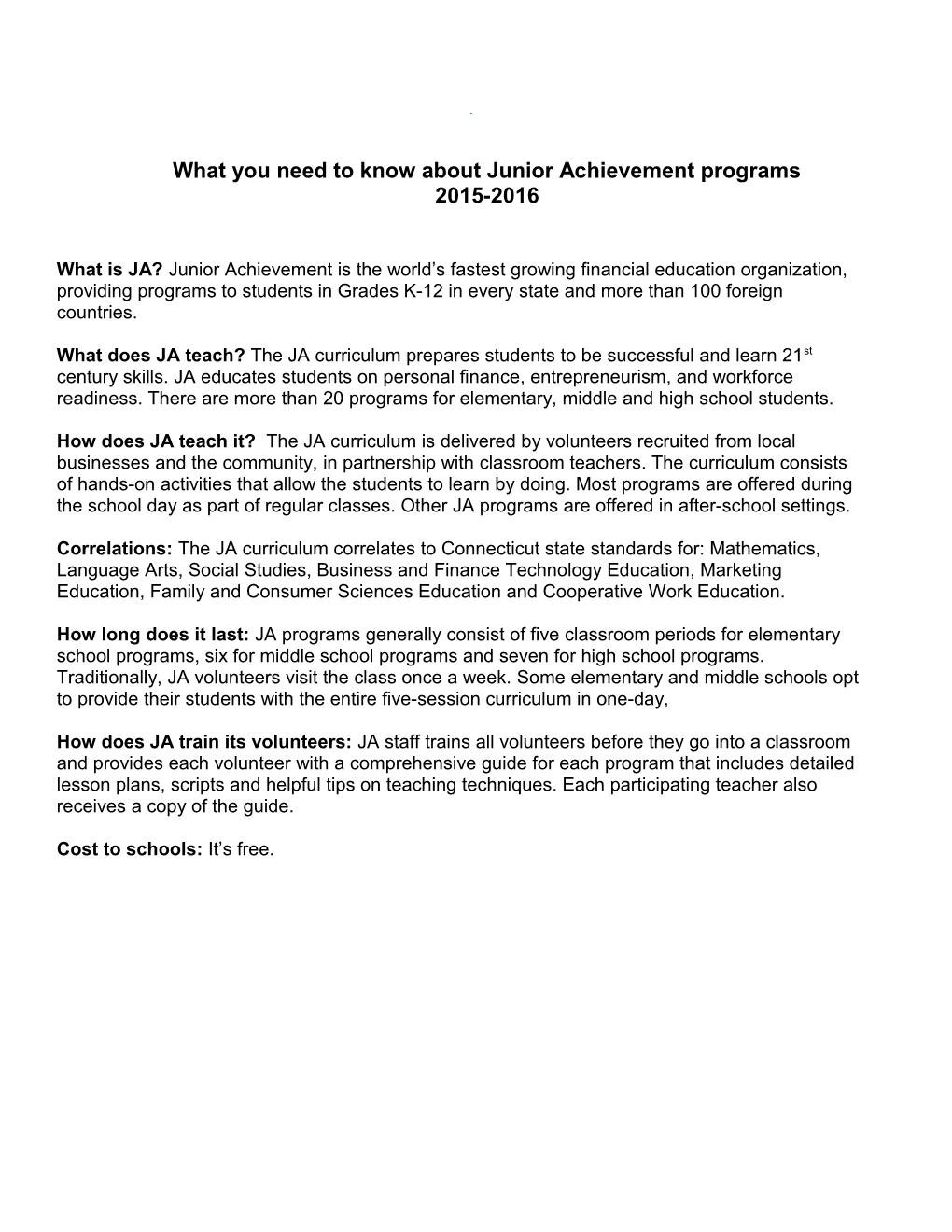 What You Need to Know About Junior Achievement Programs