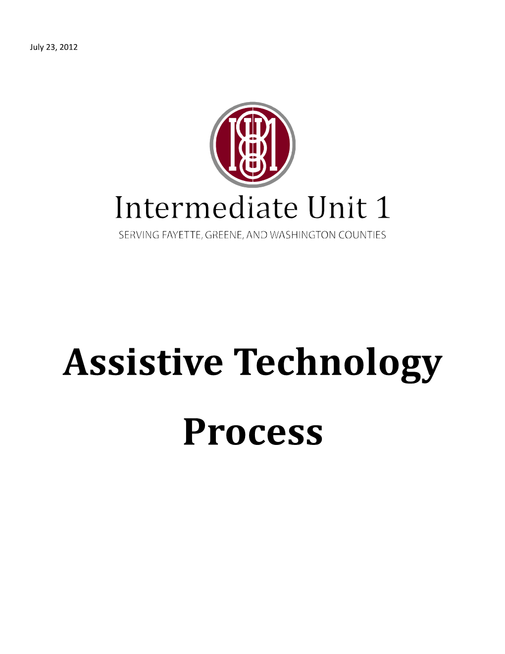 Assistive Technology Process