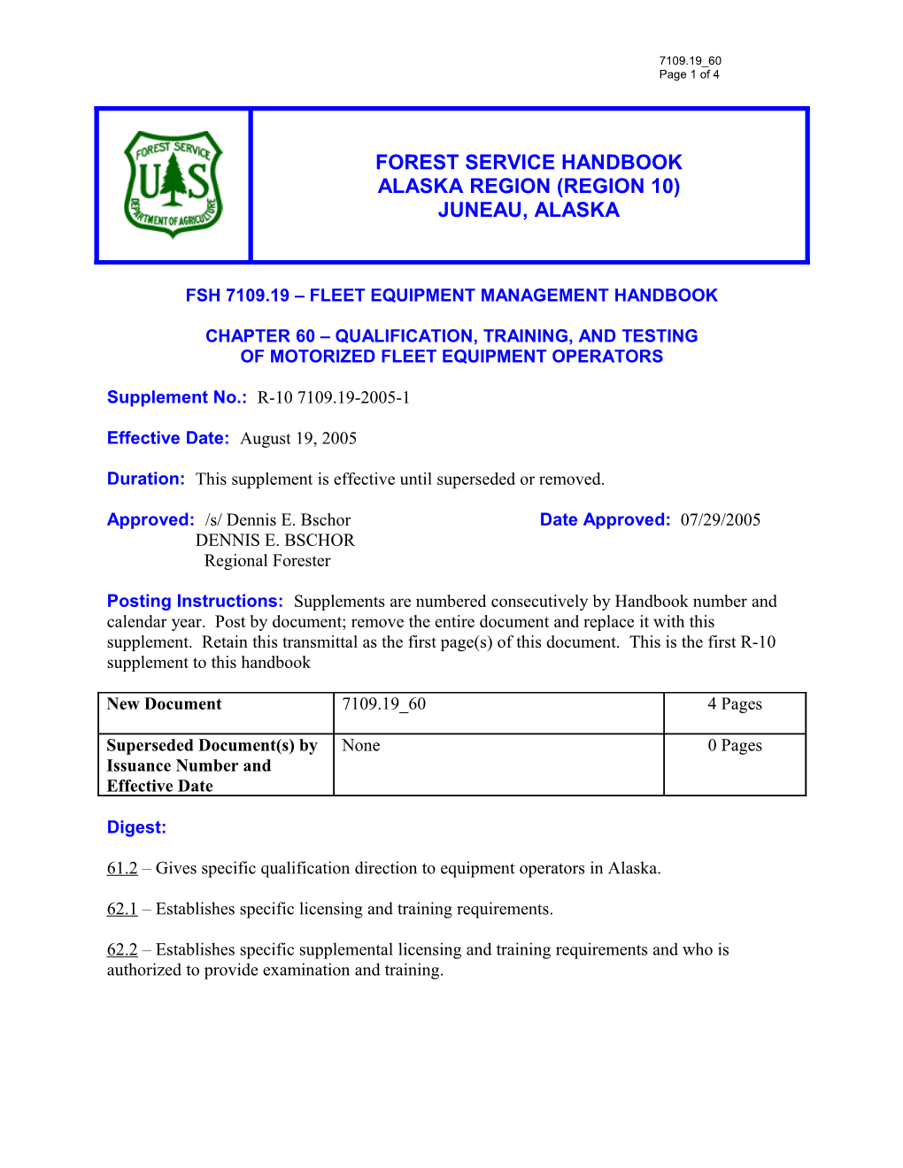 Fsh 7109.19 Fleet Equipment Management Handbook